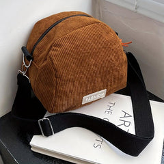 Corduroy Crossbody Bag Lightweight Shoulder Bag