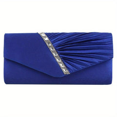 Rhinestone Evening Clutch Crossbody Bag Classic Purse For Party