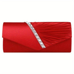 Rhinestone Evening Clutch Crossbody Bag Classic Purse For Party