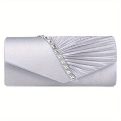 Rhinestone Evening Clutch Crossbody Bag Classic Purse For Party