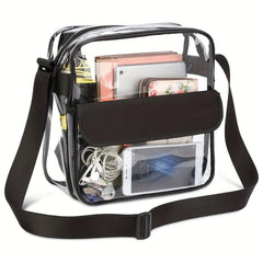Clear Waterproof Crossbody Bag PVC Casual Purse Beach Shopping Bag