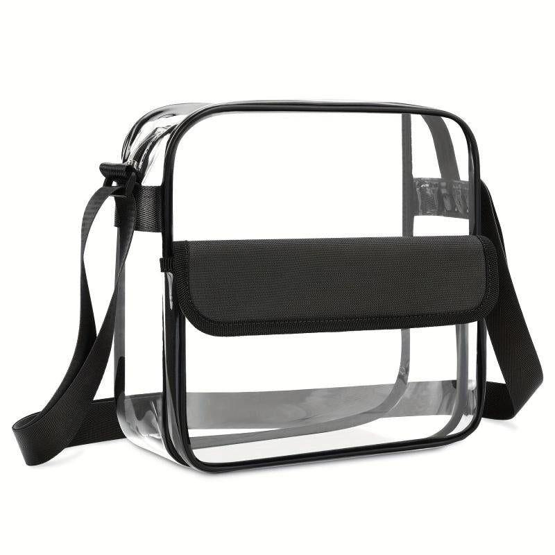 Clear Waterproof Crossbody Bag PVC Casual Purse Beach Shopping Bag