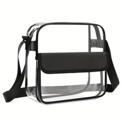 Clear Waterproof Crossbody Bag PVC Casual Purse Beach Shopping Bag