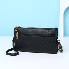 Square Shoulder Bag Crossbody Clutch Phone Purse Women's Solid Layer