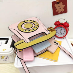 Funny Phone Shaped Crossbody Bag for Women