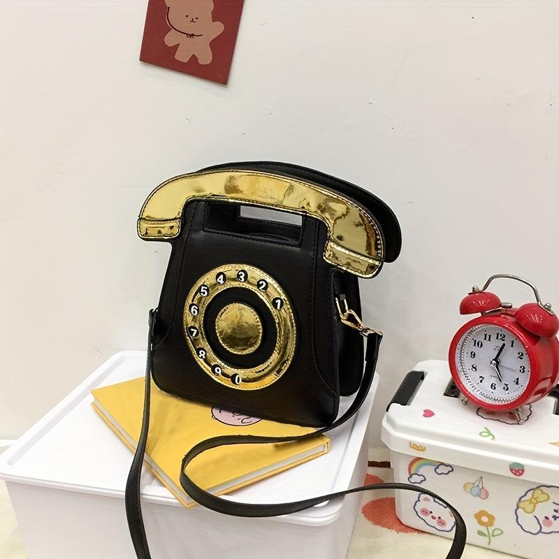 Funny Phone Shaped Crossbody Bag for Women