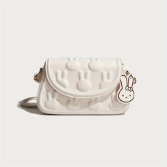 Cartoon Bunny Shoulder Bag Colorblok Crossbody Bag