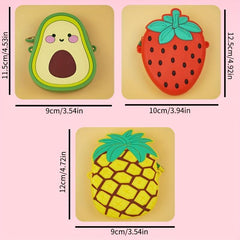 Cartoon Strawberry Crossbody Bag Coin Purse