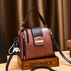 Mini Retro Crossbody Bag Versatile Bucket Bag Women's Messenger Handbag