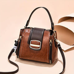 Mini Retro Crossbody Bag Versatile Bucket Bag Women's Messenger Handbag