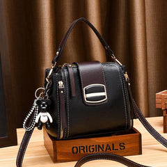 Mini Retro Crossbody Bag Versatile Bucket Bag Women's Messenger Handbag