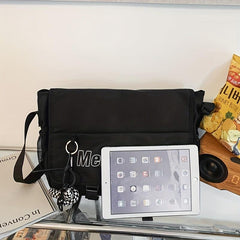 Casual Large Capacity Messenger Bag All Match Crossbody Bag