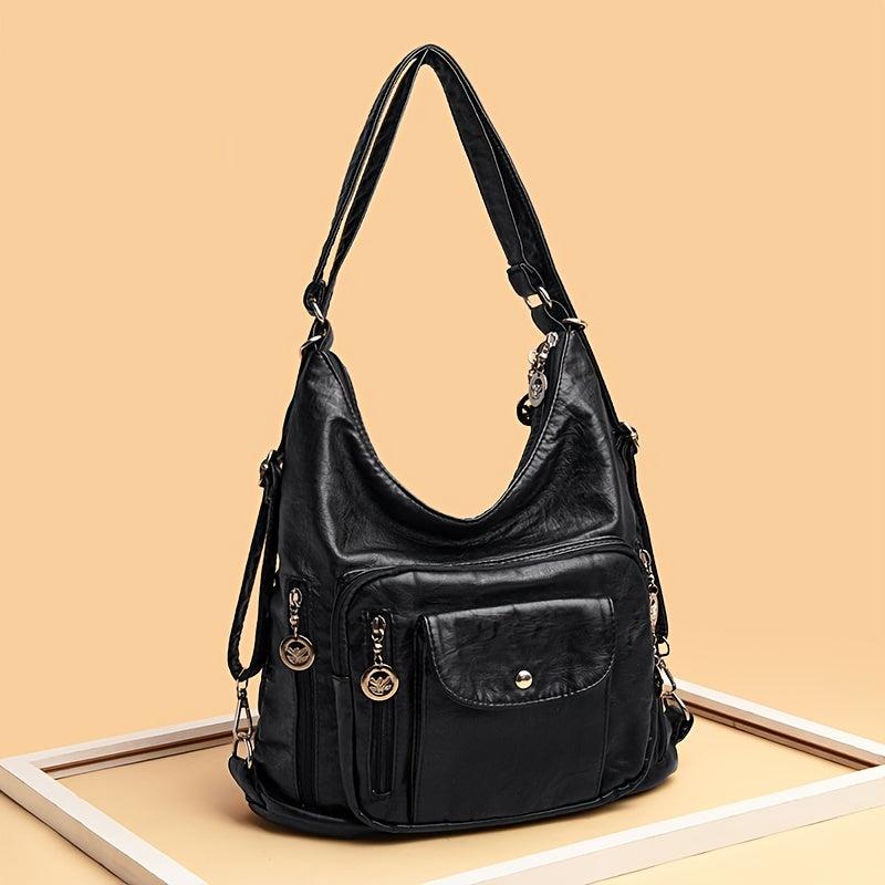 Retro Style Crossbody Bag for Women with Adjustable Strap