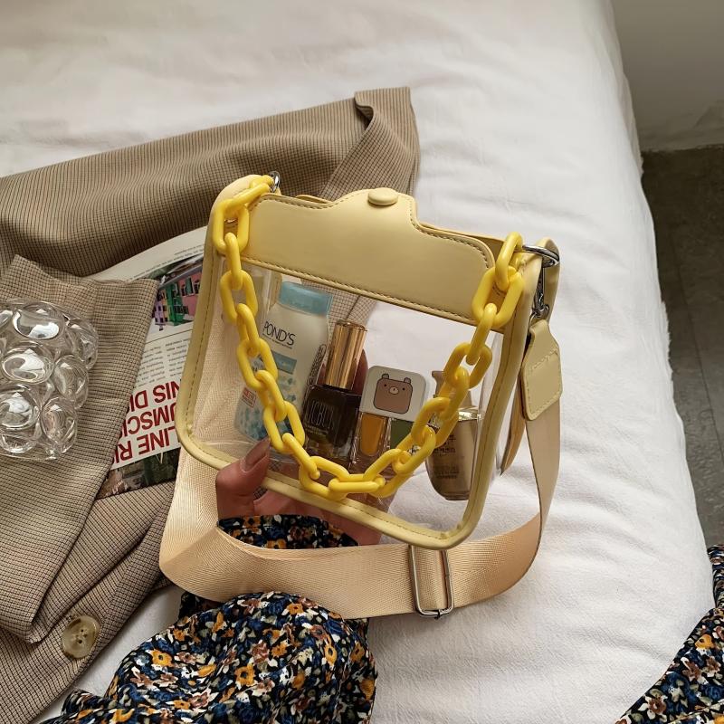 Mini Clear Crossbody Bag Acrylic Chain Jelly Bag
