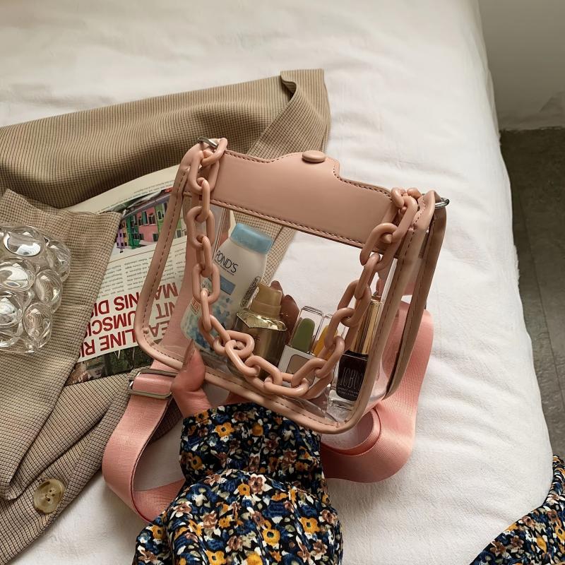 Mini Clear Crossbody Bag Acrylic Chain Jelly Bag