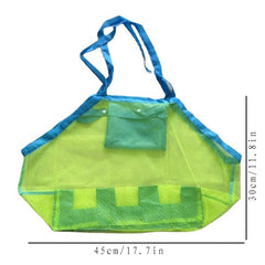 Large Capacity Mesh Beach Bag Foldable Grocery Travel Outdoor Storage Bag