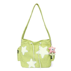 Y2K Crossbody Shoulder Bag Star Pendant