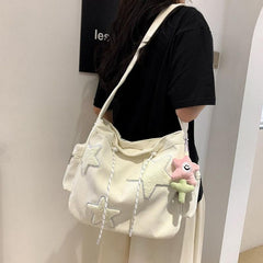 Y2K Crossbody Shoulder Bag Star Pendant