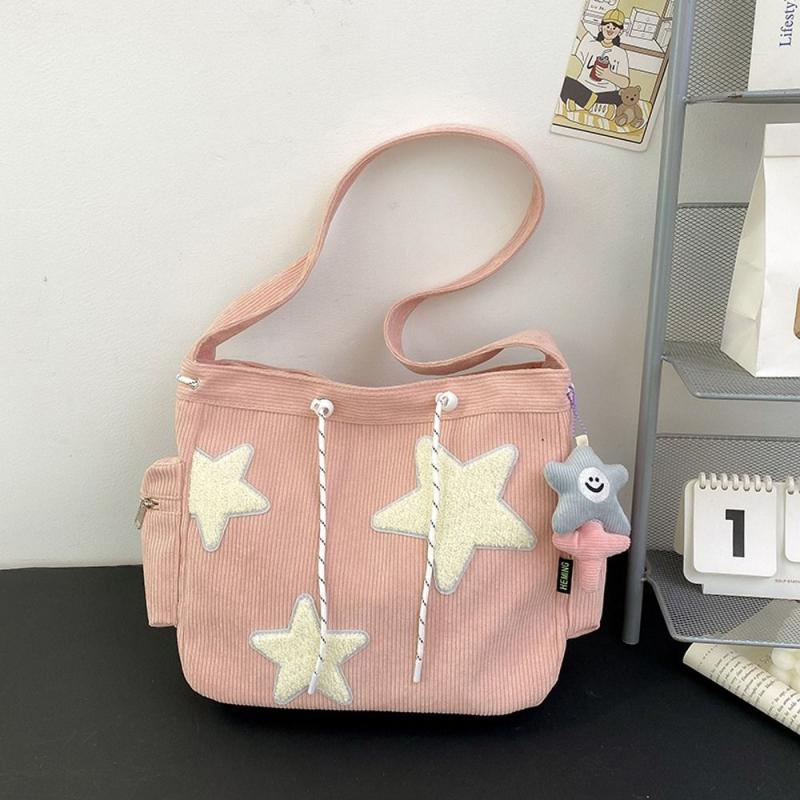 Y2K Crossbody Shoulder Bag Star Pendant