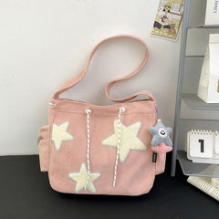 Y2K Crossbody Shoulder Bag Star Pendant