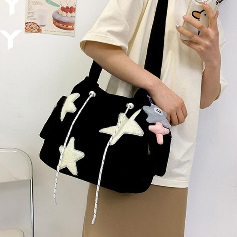 Y2K Crossbody Shoulder Bag Star Pendant
