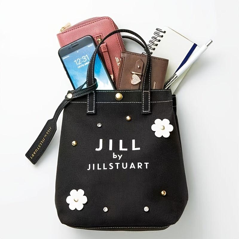 Flower & Rivets Decor Crossbody Bag Satchel Bag