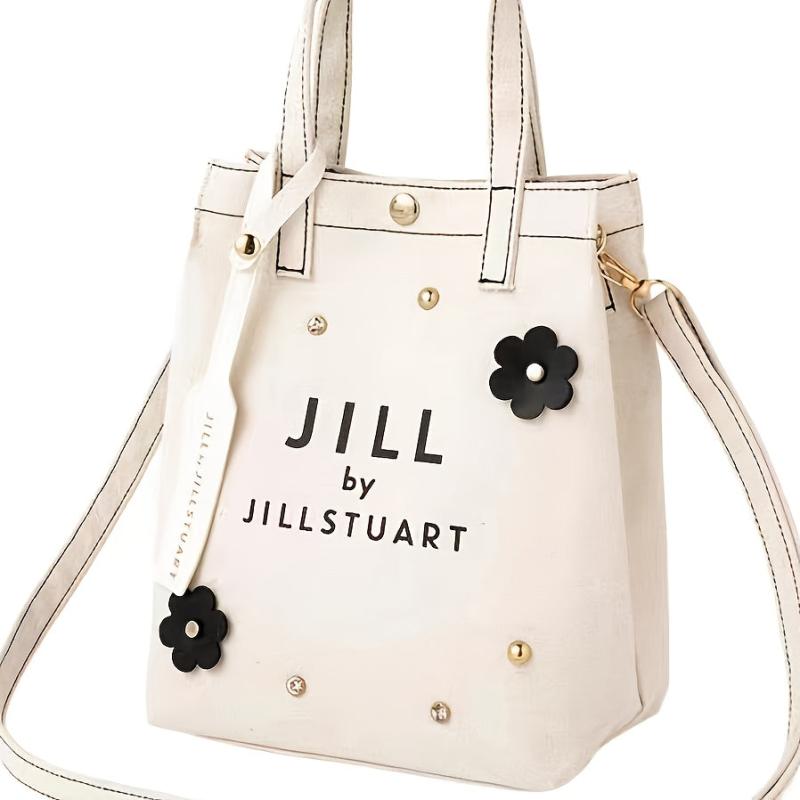 Flower & Rivets Decor Crossbody Bag Satchel Bag