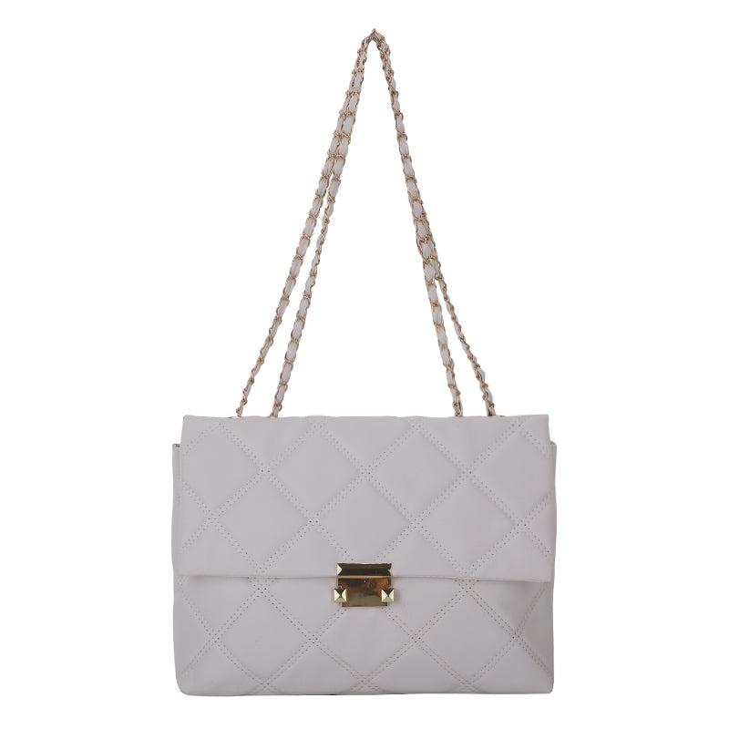 Argyle Quilted Crossbody Bag Women's Chian Shoulder Bag