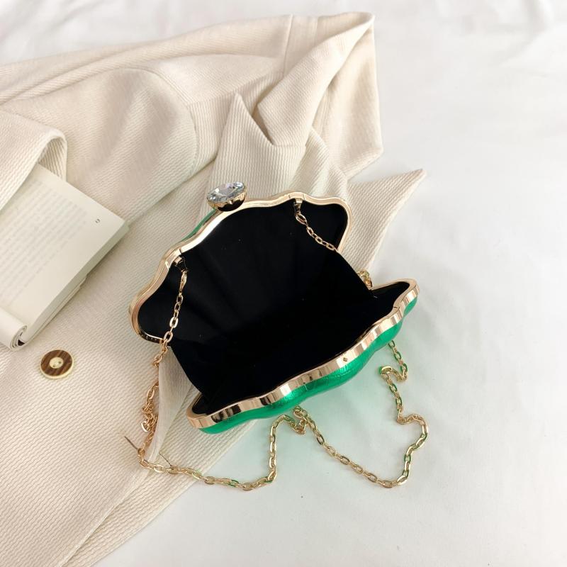 Crocodile Pattern Shell Crossbody Bag & Purse