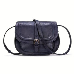 Vintage Crossbody Saddle Bag Retro Vegan Shoulder Bag