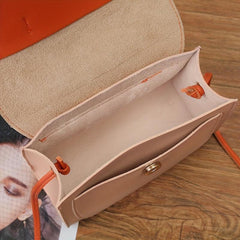 Colorblock Square Flap Bag Crossbody All Match Women's Purse
