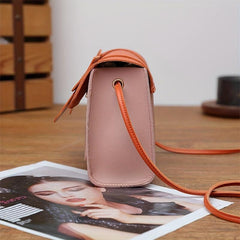 Colorblock Square Flap Bag Crossbody All Match Women's Purse