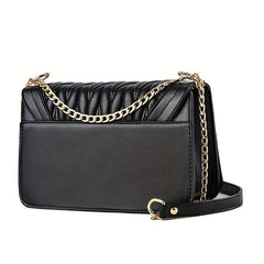 Quilted Square Crossbody Bag Women's Shoulder Bag Handbag Purse