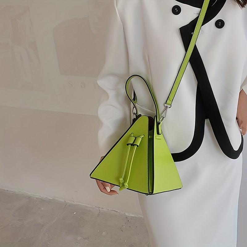 Minimalist Triangle Crossbody Bag