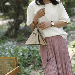 Minimalist Triangle Crossbody Bag