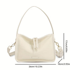 Women's Leather Crossbody Shoulder Purse for Everyday Use