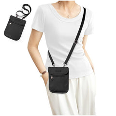 Casual Minimalist Crossbody Bag Nylon Storage Shoulder Bag Solid Carry On Bag