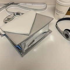 Stylish Colorblock Square Crossbody Bag