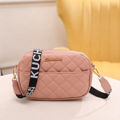 Quilted Square Crossbody Bag Handbag Women's Casual Purse