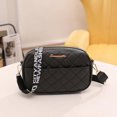 Quilted Square Crossbody Bag Handbag Women's Casual Purse