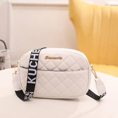 Quilted Square Crossbody Bag Handbag Women's Casual Purse