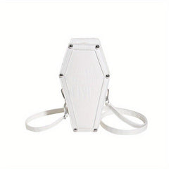 Gothic Coffin Shaped Crossbody Bag for Women