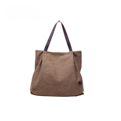 Vintage Canvas Shoulder Hobo Bag Women's Casual Handbag