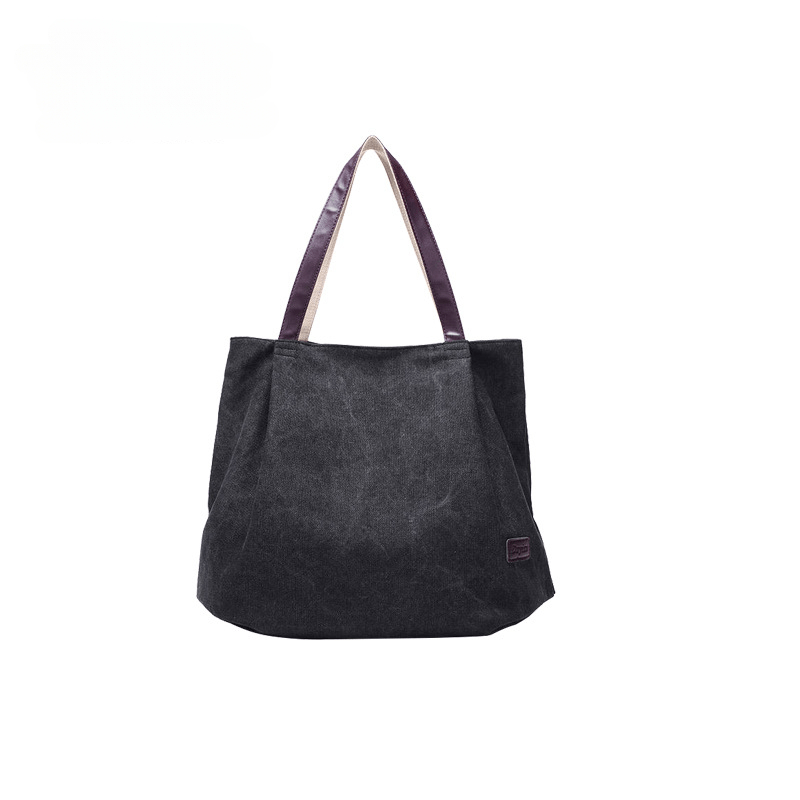 Vintage Canvas Shoulder Hobo Bag Women's Casual Handbag