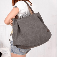 Vintage Canvas Shoulder Hobo Bag Women's Casual Handbag