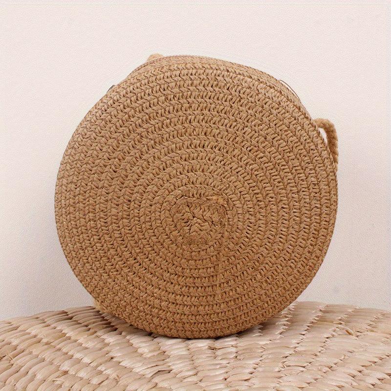 Straw Woven Beachbag Crossbody Bag Mini Coin Purses