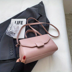 Chic Crossbody Bag Vegan Leather Shoulder Purse Women's Handbag