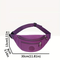 Waterproof Outdoor Chest Bag Nylon Lightweight Adjustable Crossbody Bag