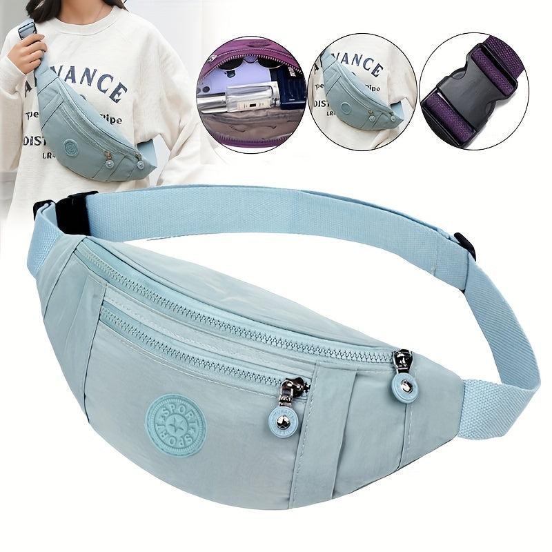 Waterproof Outdoor Chest Bag Nylon Lightweight Adjustable Crossbody Bag