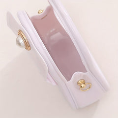 Jelly Crossbody Bag PVC Handbag Shoulder Bag & Coin Purse for Women